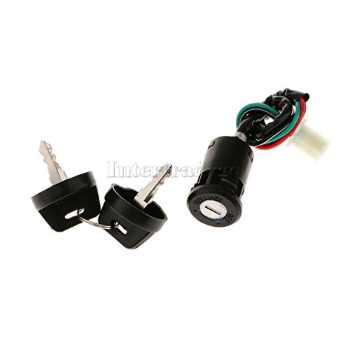 Ignition Key Scooter ATV Moped Kart Electric Motorcycle Switch Lock & Barrel