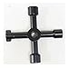 ARTESIA TOOL COMPANY: 4 Way Zinc Alloy Key Wrench