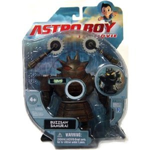 Astro Boy The Movie Series 6 Inch Tall Light-Up Action Figure - Buzzsaw Samurai with Extra Pair of Saw Hands