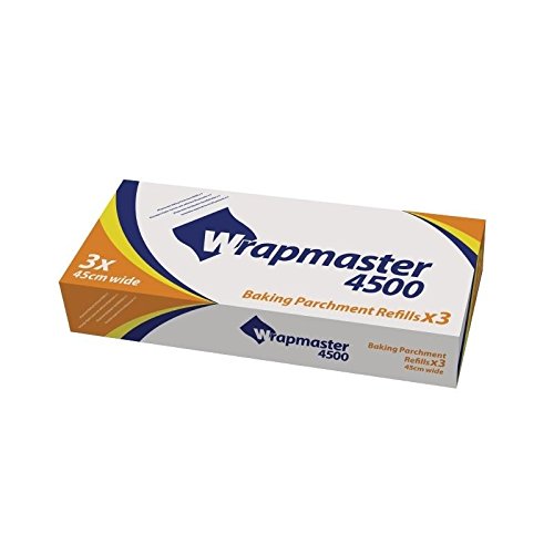 Wrapmaster Baking Parchment Refill - 450mm x 50m 18" x 164' (Box 3), 45cm x 50m
