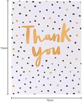 UK Greetings Multipack Thank You Cards with Envelopes Spotty Design 10 Pack view 6