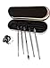 6-Pack Carving Tool kit with Silicone Jar Container Fits in Metal Carrying Case Stainless Steel Wax Carving Tool (5) Silicon Jar (1), Carving Tool Set 6 Parts