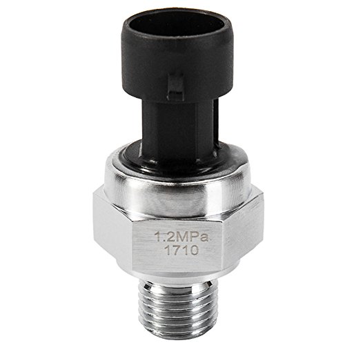 WarmCare Pressure Transducer Sender Sensor 1/8"-27 NPT Stainless Steel Solenoid For Oil Fuel Air Water