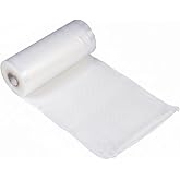 AwnsIMfreien Vacuum Bag, 1 Roll Vacuum Sealer Bag, Diamond Pattern Food Safe Roll, Transparent, 12 X 500cm/4.72 X 196.85inch, Filament