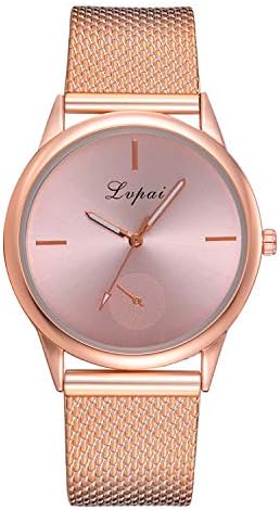 Women's Watch Analog Quartz Stainless Steel Mesh Band Casual Fashion Ladies Wrist Watches Bracelet Gift