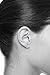Extra Small 14k Solid Yellow Gold 1.5mm Thickness Huggie Cartilage Earrings (8 * 8mm)