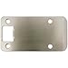 Round Corner Extended Lip Strike Plate, 2-1/4