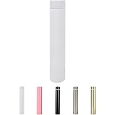 ChezMax Slim Stainless Steel Insulated Water Bottle Travel Cup Sports Drink Bottle 9.56 oz,White