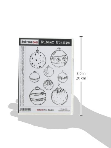 Darkroom Door Fine Baubles Cling Stamps, 7"X5" - Thumbnail 4