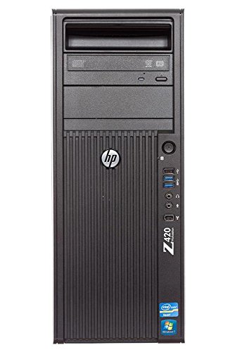 HP Z440 Business Workstation Desktop PC: Intel Xeon E5-1603 v3, 500GB HDD, 8GB DDR4, NVIDA NVS 310, DVD-RW, Windows 10 Pro (Renewed) (I7 4770k Best Price)