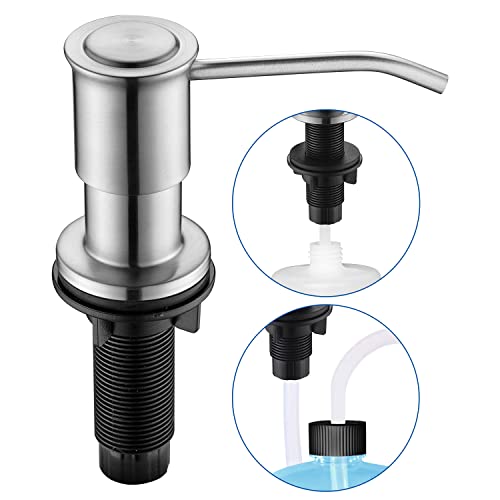 Keonjinn Soap Dispenser for Kitchen Sink with 47.2" Extension Tube kit