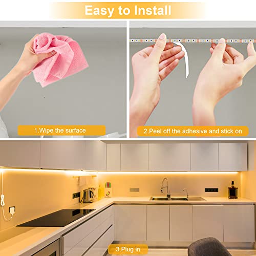 LAFULIT 8 PCS Under Lighting Kit, Bright Under Lights