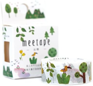 Picqued Signature Collection Designer Washi Tape: Perfect Multi Purpose Colored Masking Tape For Walls, Arts and Crafts, DIY, Scrapbook - 20mm x 10m (Nature's Essence)