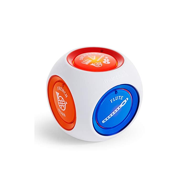 Munchkin® Mozart Magic® Cube Music Toy for Baby and Toddler – Includes 5 Instrument Sounds, 8 Mozart Songs and Lights Munchkin® Mozart Magic® Cube Music Toy for Baby and Toddler – Includes 5 Instrument Sounds, 8 Mozart Songs and Lights