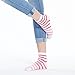 AWEHIRU QING Premium Cotton Toe Socks For Women Stylish Tabi Ankle Socks For Flip Flop Pack of 4 (4 pack) (two toes socks 4 pack)