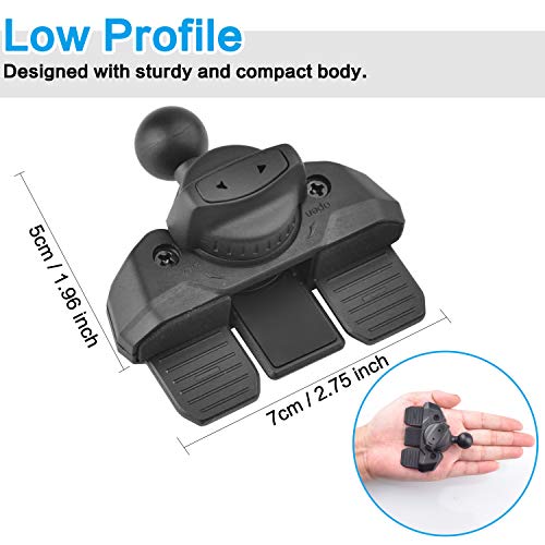 Mini GPS CD Player Car Mount with Rotatable and Tiltable Ball Joint for 3.5-7 inch Garmin Nuvi Dezl Drive Drivesmart Zumo Driveassist DriveLuxe StreetPilot RV Portable Navigator by 1Zero - Thumbnail 4