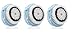 OrganicMed Replacement Brush Head Delicate Skin, Pack of 3