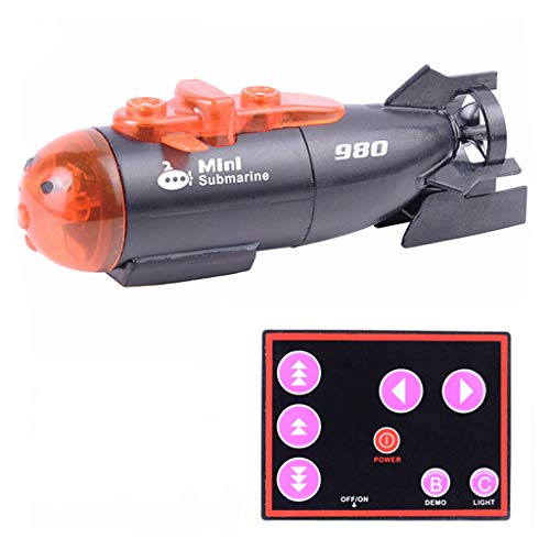 Mini RC Submarine Remote Control Boat Ship Model Electronic Water Toy Waterproof Diving for Swimming Pool, Fish Tank Kids Gift - Thumbnail 7