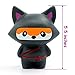 Jumbo Squishies FLY2SKY Ninja Squishies Slow Rising Kawaii Animals Fox/ Panda Squishies Stress Relief Squeeze Squishies Toys for Kids/ Adults