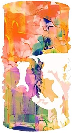 uyruyeue Watercolour Cow 16-in-1 Magic Scarf,Face Mask,Balaclava Bandana for Outdoor Sports