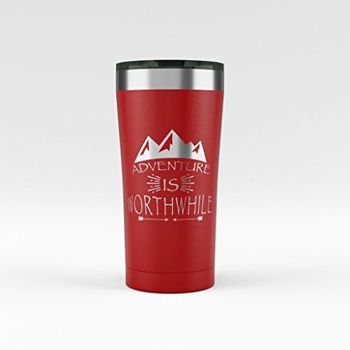Adventure Is Worthwhile Insulated Stainless Steel Tumbler 20oz