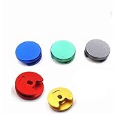 1pcs Metal Buttons for 3DS 3DS XL 3DS LL Analog Controller Stick Cap 3D Joystick Cap for 2DS New 2DS 3DS LL XL Thumbstick Button (Gray)