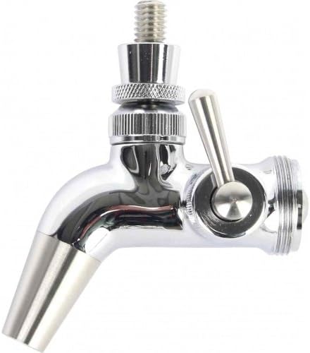 Intertap Forward Sealing Beer Faucet, Stainless with Flow Control