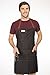 Denim Apron With Pockets - Stay Organized When You're BBQ Grilling And Cooking - Stylish Cooking Aprons For Men - Make An Awesome Gift - Fully Adjustable, Contemporary Design - Machine washable