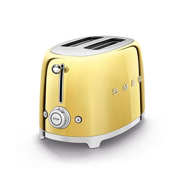 Tostadora SMEG  220v. 2 Panes TSF01GOEU | Dorado - Imagen 3