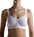 CAREFIX Anna Sleep/Comfort Zipper Bra (327050),Medium,White