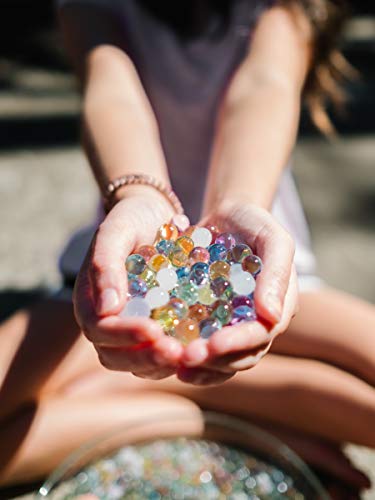 20,000 Rainbow Water Beads for Kids Non Toxic - Water Table Toy - Sensory Toys for Toddlers 3-4 - Educational Therapy Toy - Colorful Gel Beads