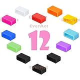 EverAct™ 12 pcs Silicon Fasteners for Fitbit Alta / Flex , Color your life