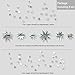 pinkblume Silver Star Garland Party Decorations Kit 3D Stars Metallic Bunting Banner for Holiday Xmas Birthday Wedding Baby Shower Hanging Decorations for Christmas Nursery Decor Clearance(4 Set)