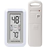 AcuRite 02049 Digital Thermometer with Indoor/Outdoor Temperature,White