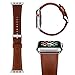 Viodo wu188 Apple Watch Band Leather 42mm, [New Version] iWatch Strap Premium Vintage Crazy Horse Genuine Leather Replacement Band for Apple Watch Series 3 Series 2 Series 1 Sport and Edition (Red Brown)