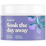 ASUTRA Dead Sea Bath Salts (Ultimate Relaxation), 16 oz | Melt Tension Away | Soak in Rich & Vital Healing Minerals | All Natural & Organic Cedarwood, Chamomile, Lavender, Marjoram Essential Oils