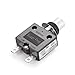 DIYhz Thermal Circuit Breaker,98 Series 30A 125/250VAC Circuit Breaker Push-Button Reset with Quick Connect Terminals and Waterproof Button Cover 32VDC Thermal Overload Circuit Breaker - 30 Amp, 1 Pcs