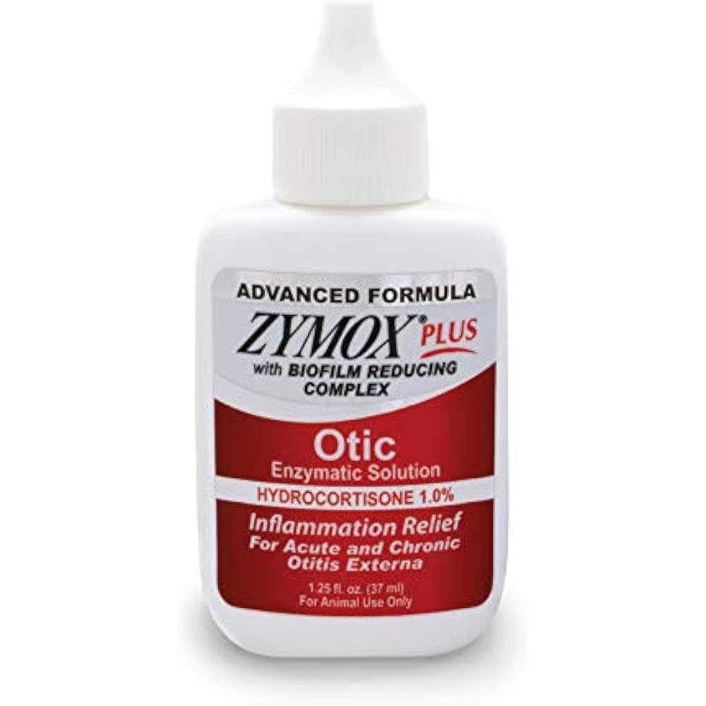 Zymox Advanced Formula Otic Plus Enzymatic Ear Solution For Dogs Cats 1