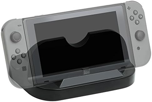 Arrela Charging Dock for Nintendo Switch Travel Charge Stand USB Type-C Cradle Portable C Charge Stand Support PD fast charging Black