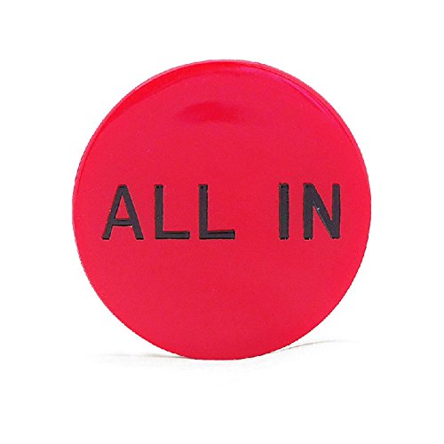 SmartDealsPro 4pcs Small Blind, Big Blind, Dealer and All in Poker Buttons