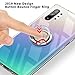 Galaxy Note 10+ Plus/5G Case, Anti Scratch Soft TPU Clear Case with 360 Degree Rotation Button Bounce Finger Ring Kickstand [Work with Magnetic Car Mount] for Samsung Galaxy Note 10+ Plus,Clear