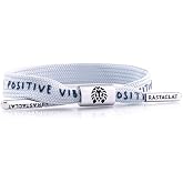 Rastaclat Motivational Bracelets for Men and Women - Originals Collection | Adjustable Stackable Single Lace Bracelets Made by Hand | Great Gifts for Men, Women, Teens &amp; Couples