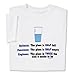 ComputerGear Optimist Glass Half Full Pessimist Glass Half Empty Engineer T-shirt