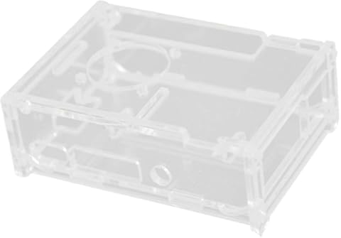 Milageto Para Raspberry Pi 4B Caja De Reemplazo De Carcasa Cubierta Transparente De La Caja 102x73x32mm