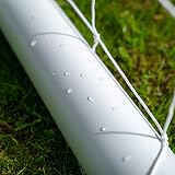 Football Flick 6x4ft Garden Goal 70mm PVC Posts 2 Year Warranty White view 13