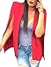 Jiujiuyi Women's Autumn Turn-down Collar Cape Jacket