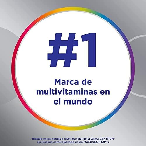 Multicentrum Man 50+ Suplemento dietético multivitamínico para homens 50+, rico em vitamina D, sem glúten, 30 comprimidos