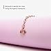 BENIQUE Necklace Bracelet Extenders for Women - 14K Gold Filled, Fully Adjustable Chain, Durable Strong Removable Delicate, Made in USA (Rose Gold Filled / 4