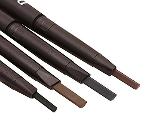 Bodermin 1 Pcs Women Lady Waterproof Longlasting Eyebrow Pencil Eye Brow Liner Pen Powder Shapper Makeup Beauty Tool (black)