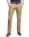 Match Mens Slim-Tapered Flat-Front Casual Pants(sandybrown,34)